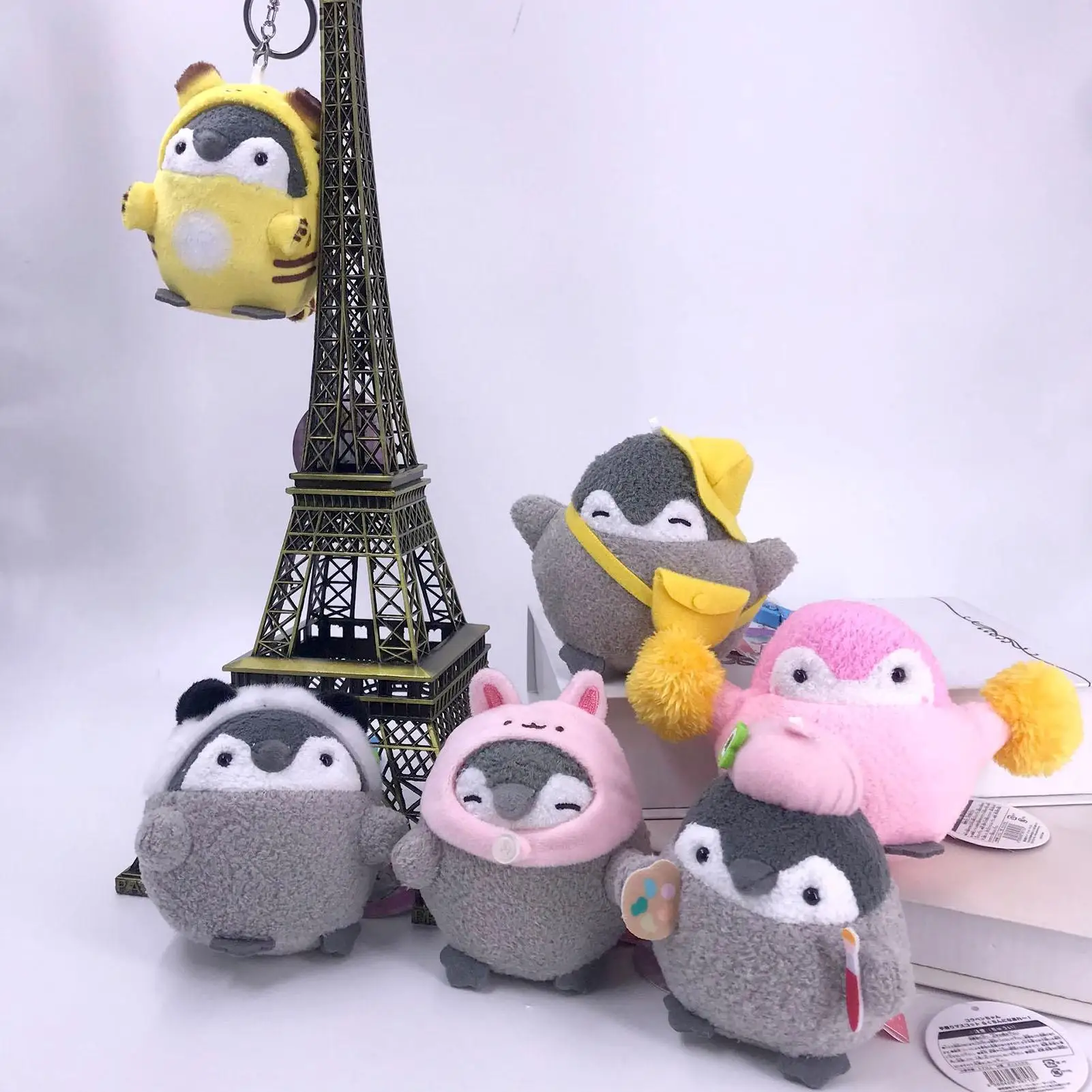 

Cute Penguin Design Plush Stuffed Doll Toy Pendant Keychain Bag Decoration Gift