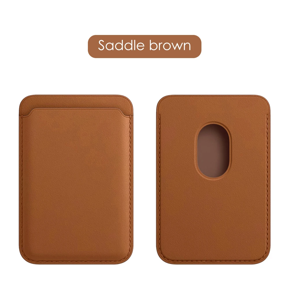 

HEZUGOYI Original Genuine Leather Sleeve + Leather Wallet for iPhone 12Pro Max Mini Case Mag Magnetic Safe Charging Wallet Pouch