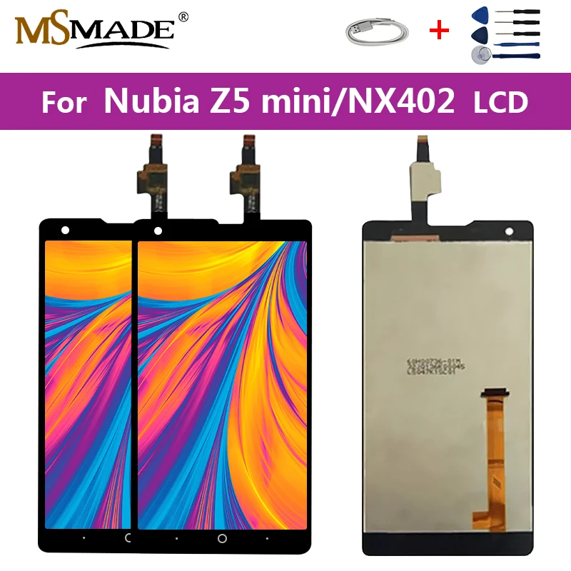 4," для zte Nubia Z5 Mini NX402 NX402J ЖК-экран Сенсорная панель дигитайзер для zte Z5 Mini экран дисплей