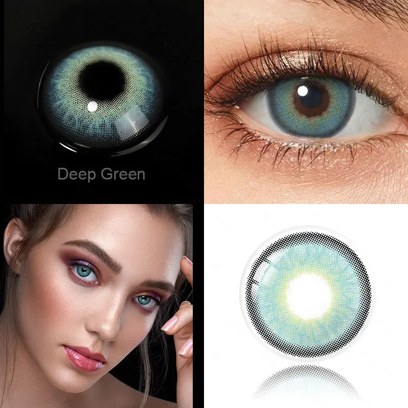 gray lenses 1pair color contact lenses for eyes iris inspired colored lenses yearly circle lenses free global shipping