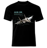mig 35 air fighter aircraft jet luftkampf flugzeug blueprint t shirt