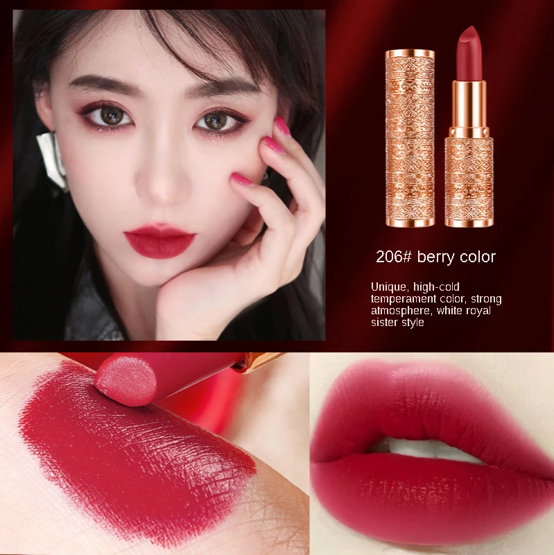 

Linnsz Chinese Lipstick Is Durable and Not Easy To Fade, Moisturizing and Moisturizing Lipstick Made In China