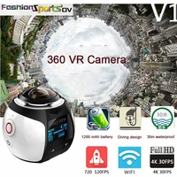 360 degree camera vr 4k wifi video mini panoramic 24482448 hd panorama action 30m waterproof sports driving cam