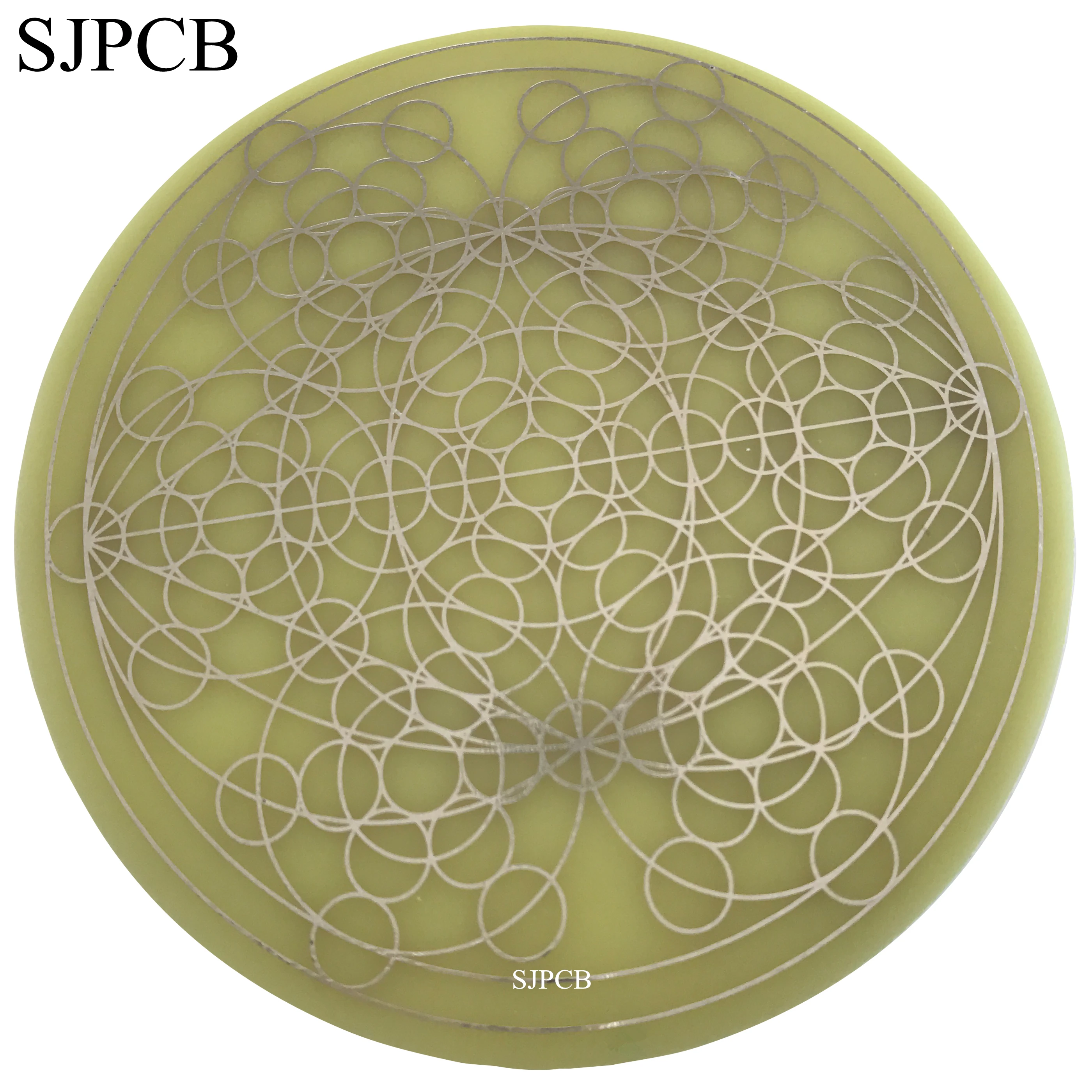 SJPCB специальная круглая схема без паяльной маски сверл отверстия медные открытые