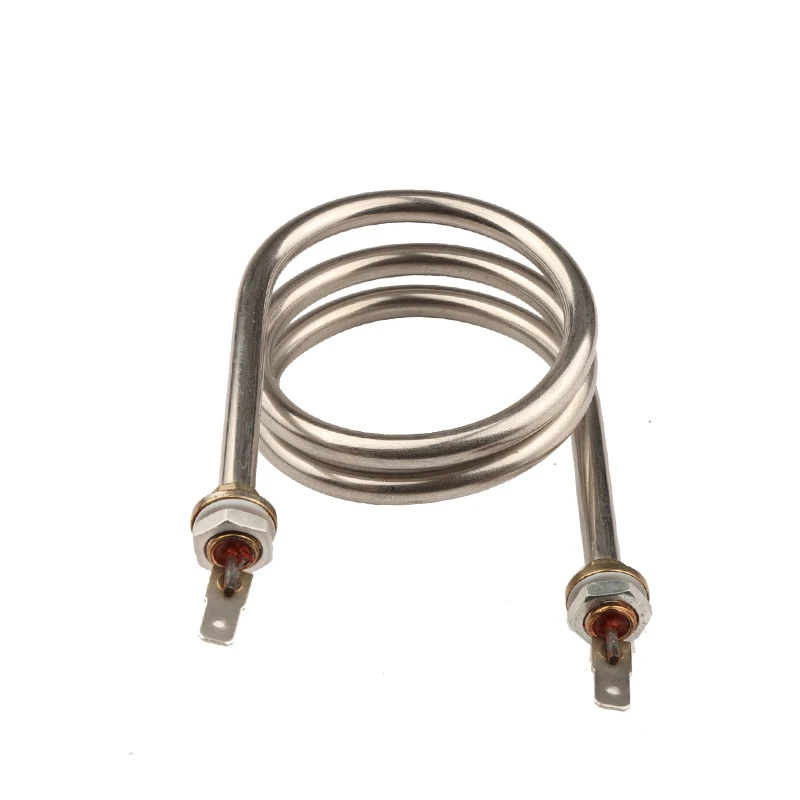 

700W Electroplating Round Water Boil 3 Coil Stainless Steel Heater - Hexagon Head Screw Heating Element for Steaming Charter