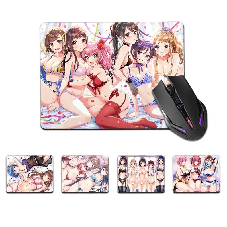 

FHNBLJ High Quality Sexy Hot Anime Girls mouse pad gamer play mats Top Selling Wholesale Gaming Pad mouse