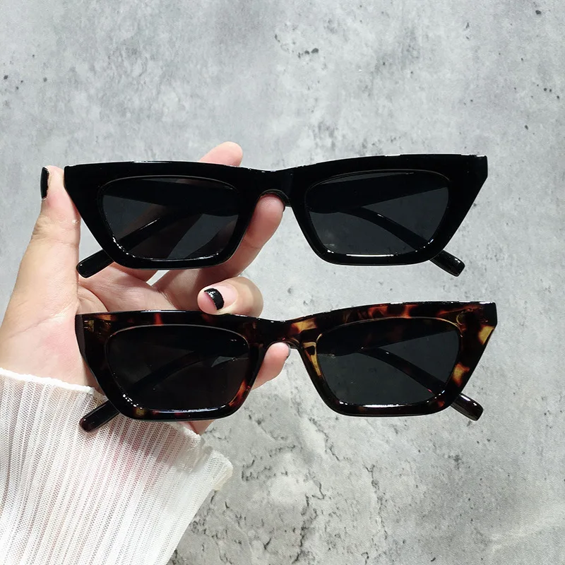 

Солнцезащитные очки «кошачий глаз» женские, небольшие брендовые дизайнерские винтажные солнечные очки в квадратной оправе с прозрачными л...