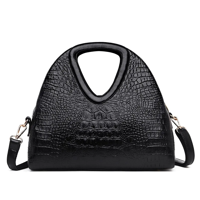 

Mother bag crocodile pattern handbag Female bag 2020 new large capacity European and American personality middle-aged lady
