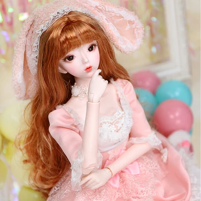 Rabbit 1/3 BJD кукла шарнир тело Китайский Зодиак с макияж включает наряд обувь волосы и подарочная коробка подарочные игрушки высокое качество ледяной, SD - Цвет: Rabbit