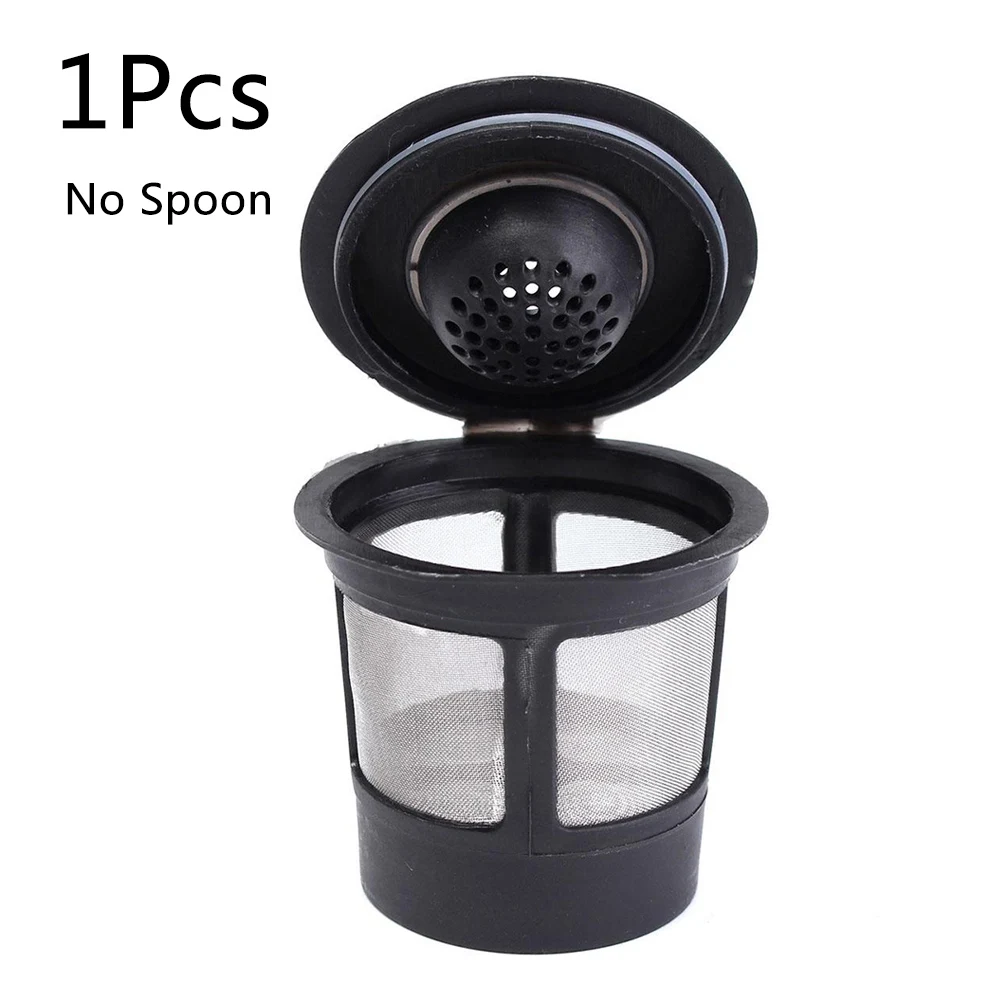 1 Pcs 3 шт. кофейные фильтры для многократного использования с кофейной ложкой многоразового использования чайные стручки фильтр для Keurig Breville K чашка кофейник с воронкой чайные корзины - Цвет: 1 Pcs