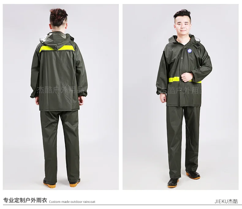 

Travel Outdoors Adult Pants Raincoat Jacket Overalls Hiking Waterproof Motorcycle Rain Coat Men Impermeables Rain Suit BW50YY