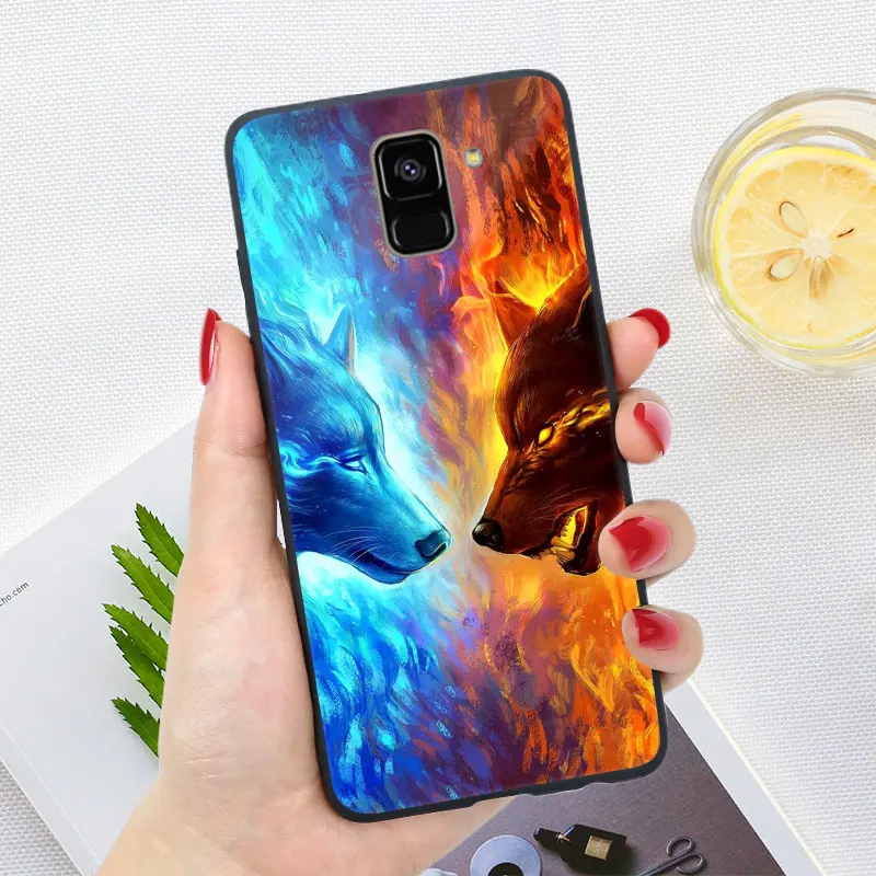 X7 Для samsung Galaxy A5 A6 A7 A8 плюс для задней панели телефона для samsung A6 A8 плюс чехол бампер - Цвет: X7