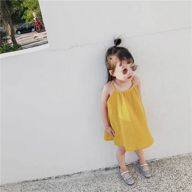 

2021 Summer New Children's Clothing Girls Princess Macaron Suspender Dress Girls Dress Children's Boutique Clothing