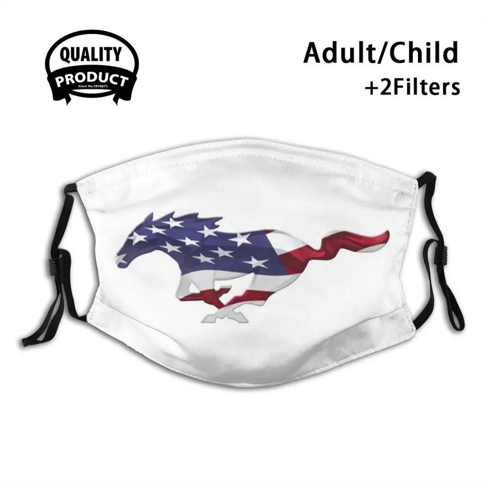 

Patriotic Mustang! Anti Dust With Filter For Men Women Washable Black Masks Usaf Air Force 323Rd Training Squadron P 51 Logo