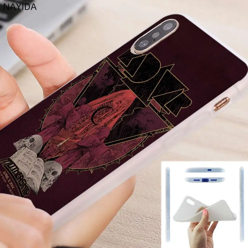 Мягкий силиконовый чехол для iPhone 13 12 11 Pro X XR XS Max Mini 8 7 6s 6 Plus SE 2020 Алиса в цепях |