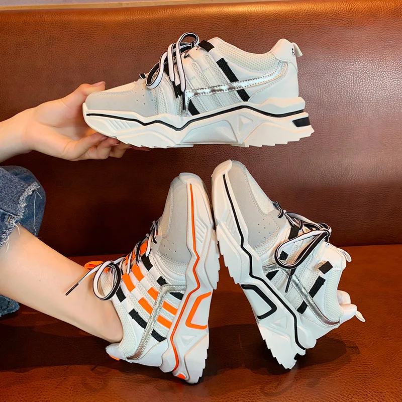 Новинка женские кроссовки с принтом сетчатая обувь на плоской подошве сезон