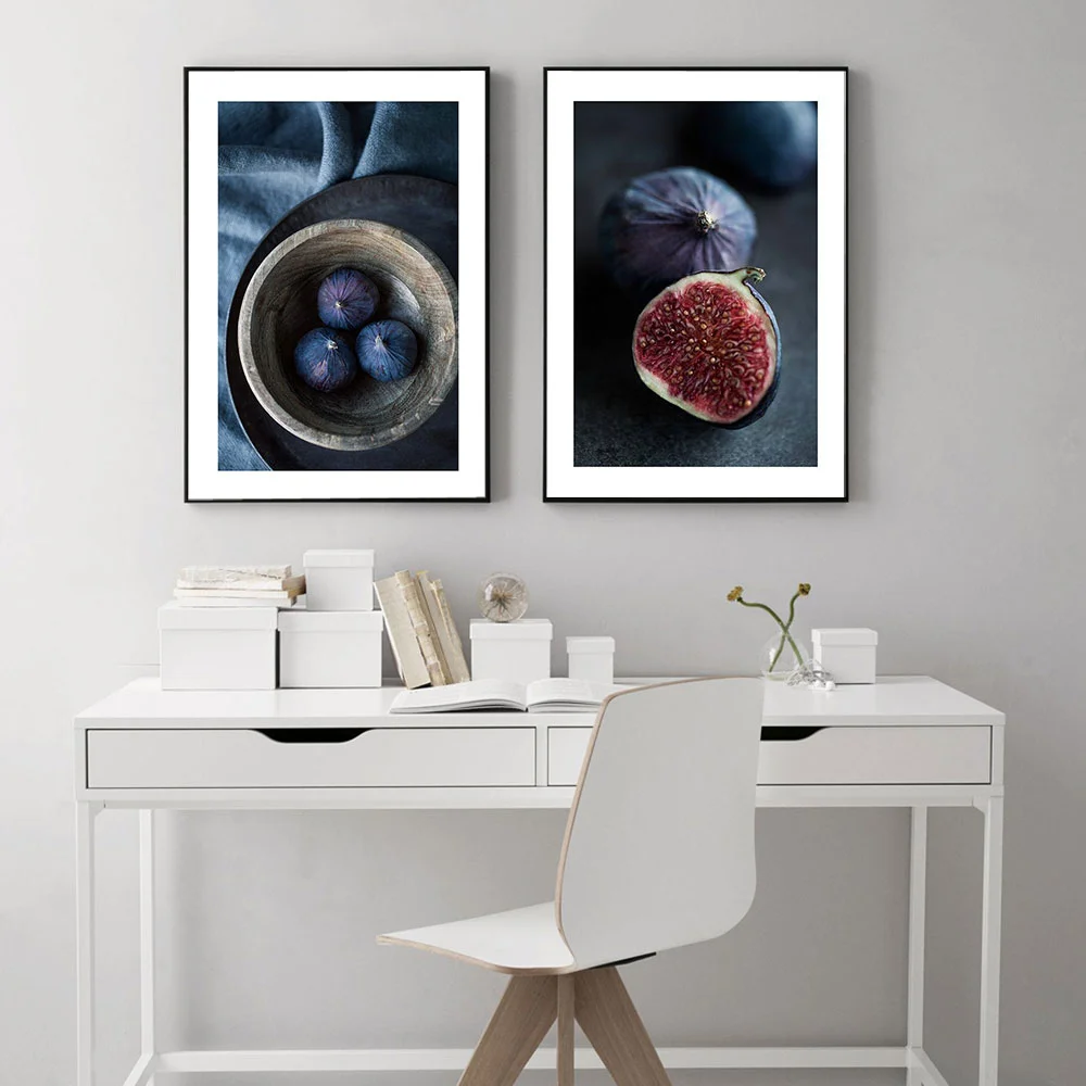 Настенная Картина на холсте натюрморт фрукты картина в скандинавском стиле