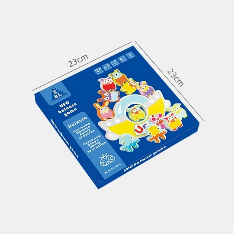 НЛО инопланетянин балансирующие деревянные блоки детский строительный блок