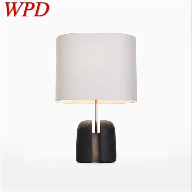 

WPD Nordic Simple Table Lamp Retro Modern LED Desk Lighting Decorative for Home Bedside