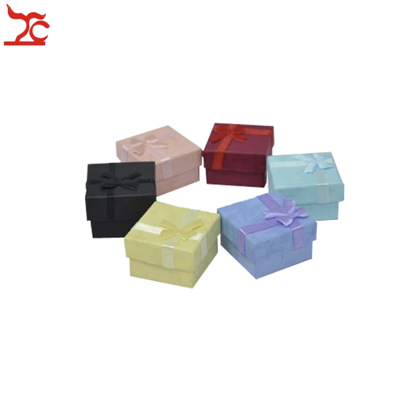 Шкатулка для ювелирных изделий 24 шт. цветная бумажная ленточная Свадебная