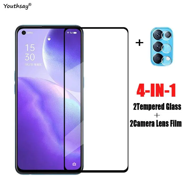 Protector de pantalla para OPPO Find X3 Lite, cristal templado, pel&iacute;cula protectora para lente de c&aacute;mara de tel&eacute;fono, Find X3 Lite-0
