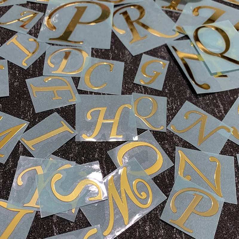 

2021 New Epoxy Resin Mold Filler 26 Letters UV Filling Stickers DIY Crafts Making Filler 2020 trend