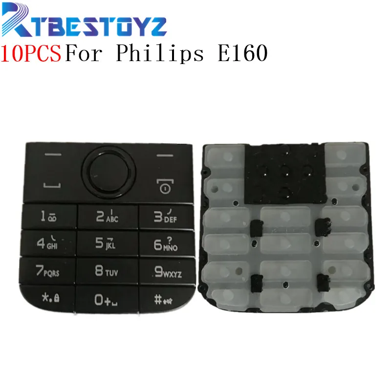 10 шт./лот оригинальный клавиатуры для Philips E160 мобильного телефона ключа Xenium