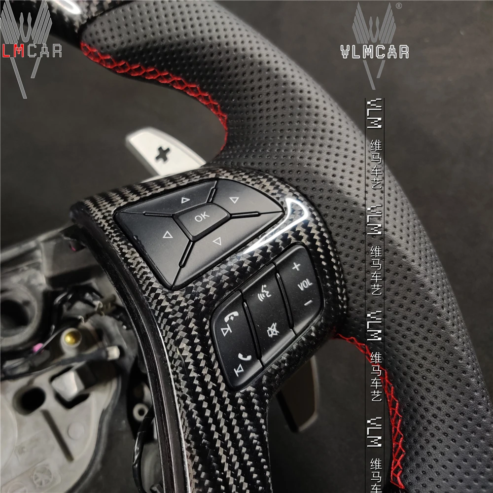 Индивидуальное индивидуальное рулевое колесо из углеродного волокна для Ford Ranger