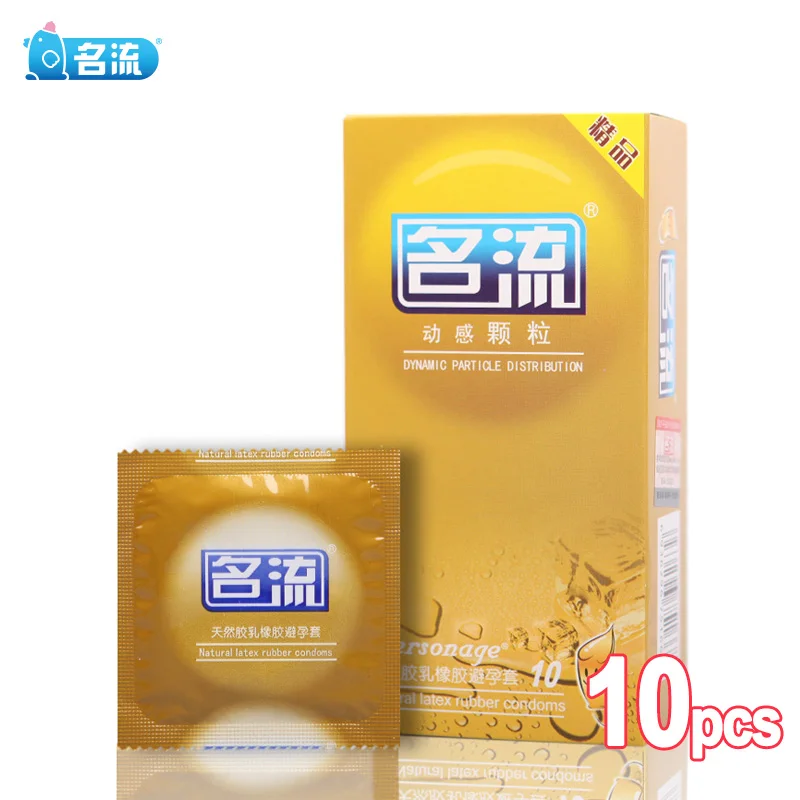 PERSONAGE 10 шт презервативы с динамическими частицами стимуляция точки G Задержка