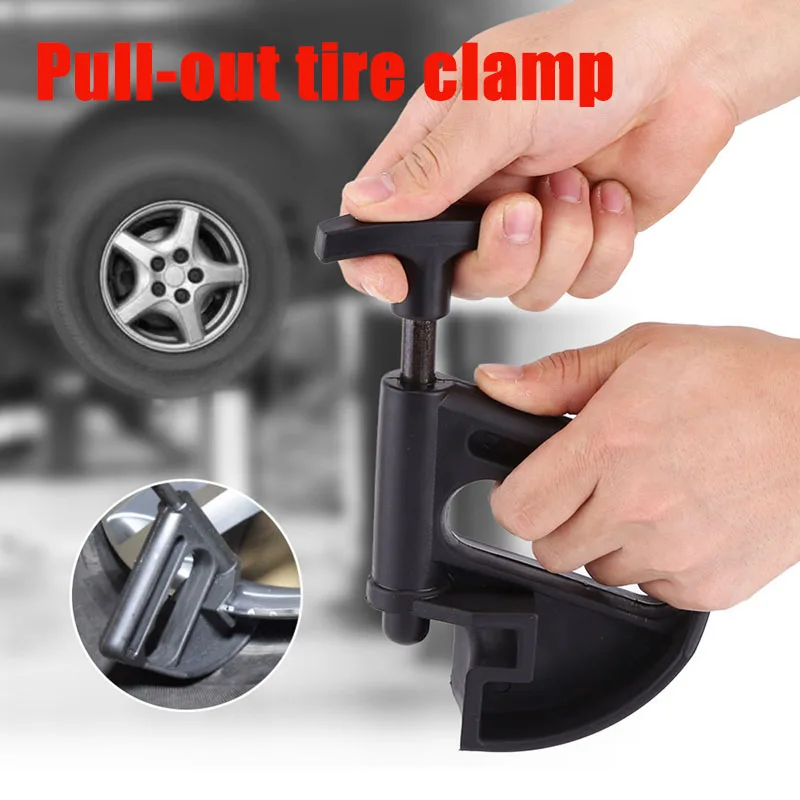 

Car Tire Changer Bead Clamp Tyre Fitting Machine Wheel Changing Helper Bead Pressing Pry Rim Clip Adaptor Black Accessories