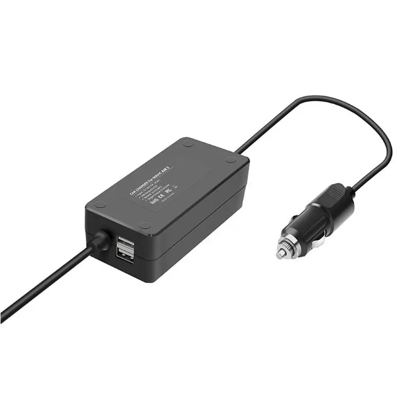 

New Outdoor Car Charger Dual Battery Fast Charging Travel Transport Device Adapter for DJI Mavic Air 2 Drone Battery Accessories