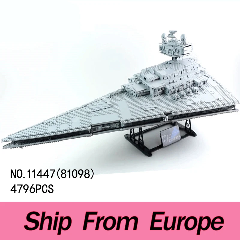 Конструктор Звезда имперского Разрушителя набор строительных блоков для детей