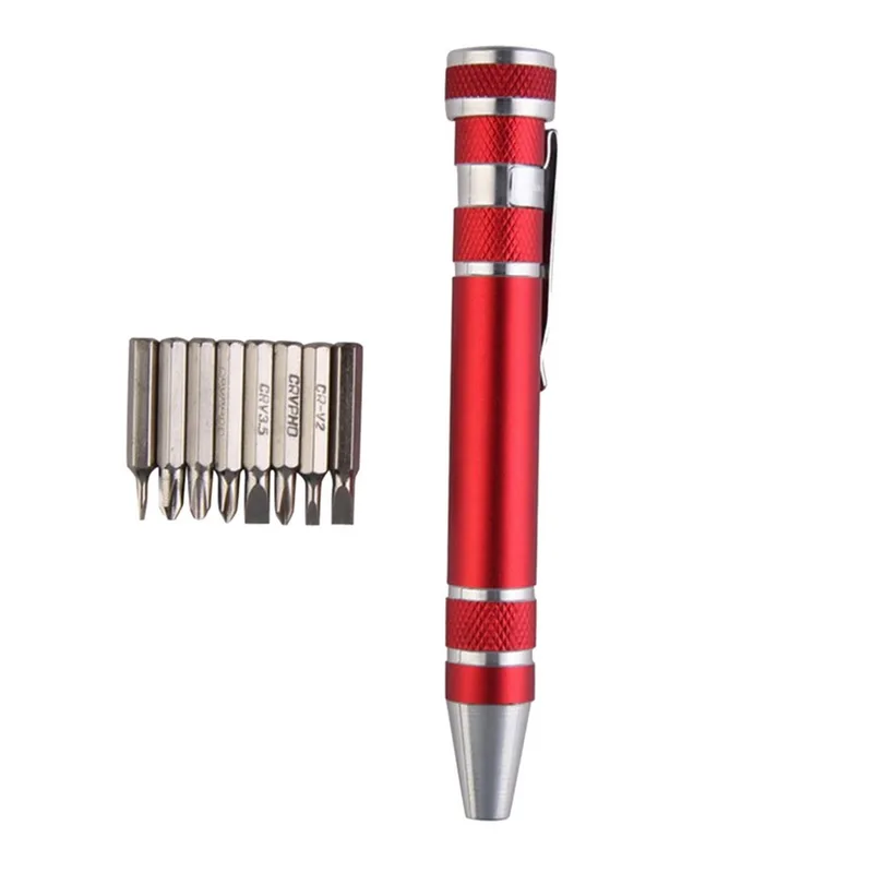 8 In1 Multifunction Mini Aluminum Precision Pen Screw Driver Screwdriver Set Repair Tools Kit Cell Phone Hand Tool | Инструменты