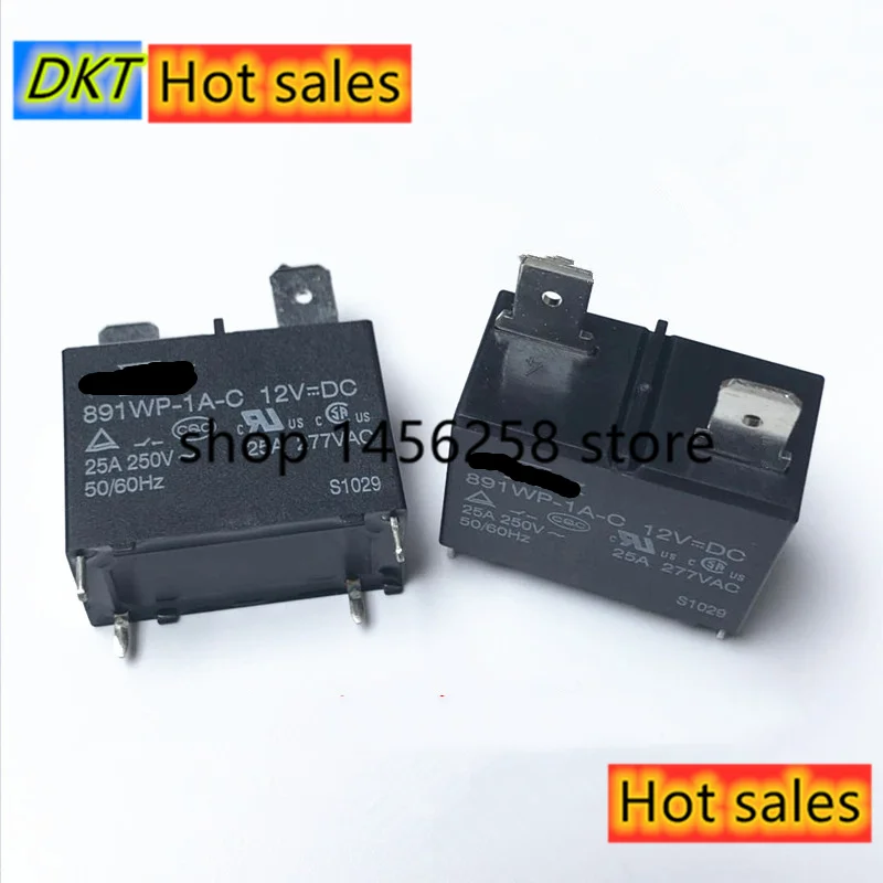 5 шт. реле 891WP 1A C 12VDC 12V 25A 4 контактный разъем|Запчасти и аксессуары для раций| |