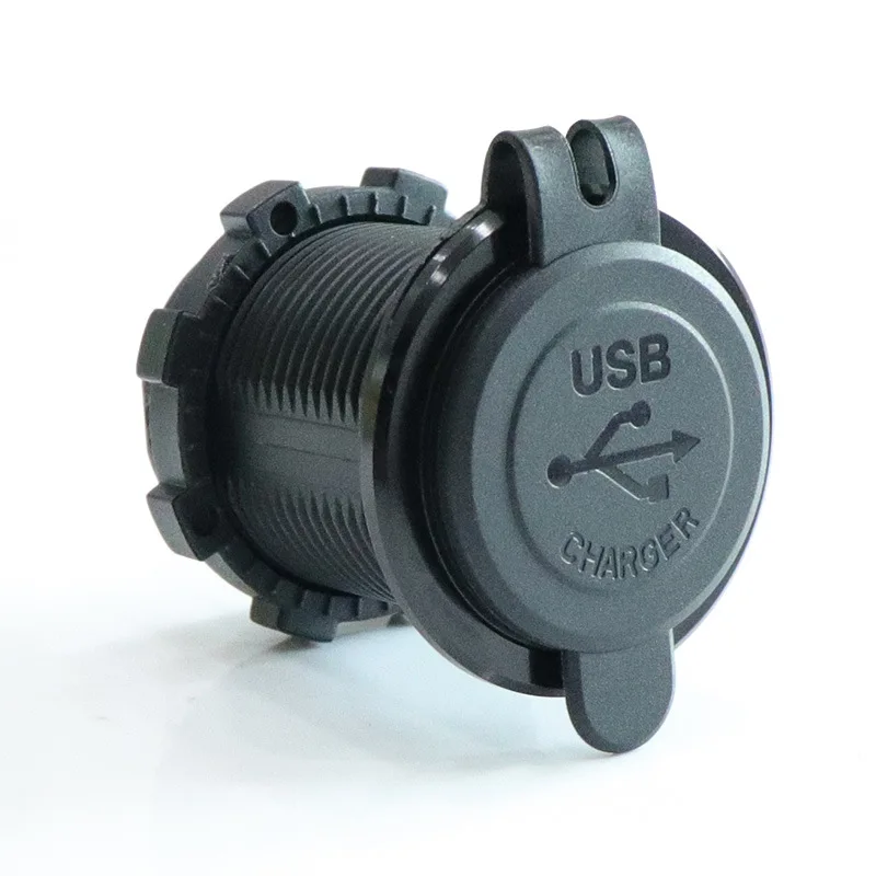 12-24V usb-прикуриватель стилизованный под ручку Зарядное устройство для мото Авто