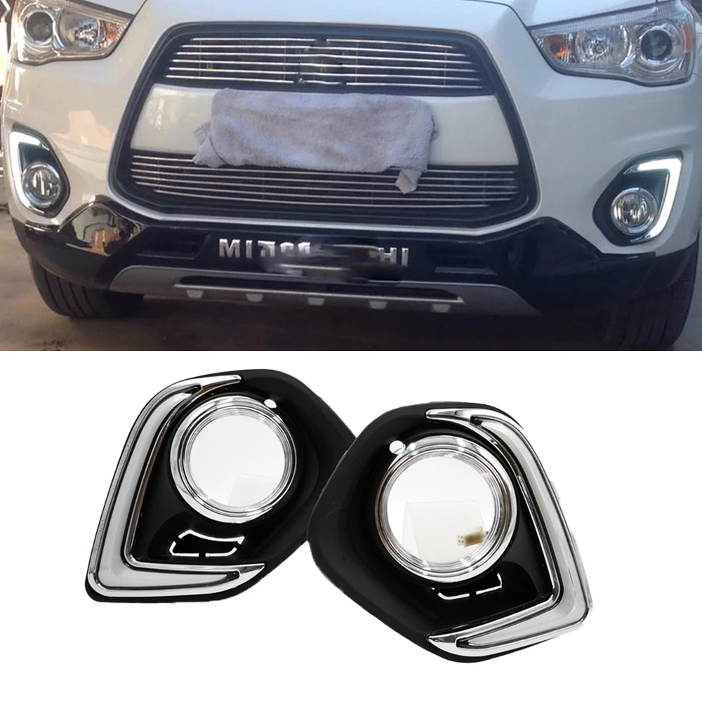 1 комплект для Mitsubishi ASX 2013 2014 2015 светодиодные дневные ходовые огни светильник