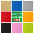 MKTOYS классические строительные блоки, базовые пластины, 9 шт., пластины для конструктора, 32*32 точки, подарки детям, пластины для конструктора, пластины для основания