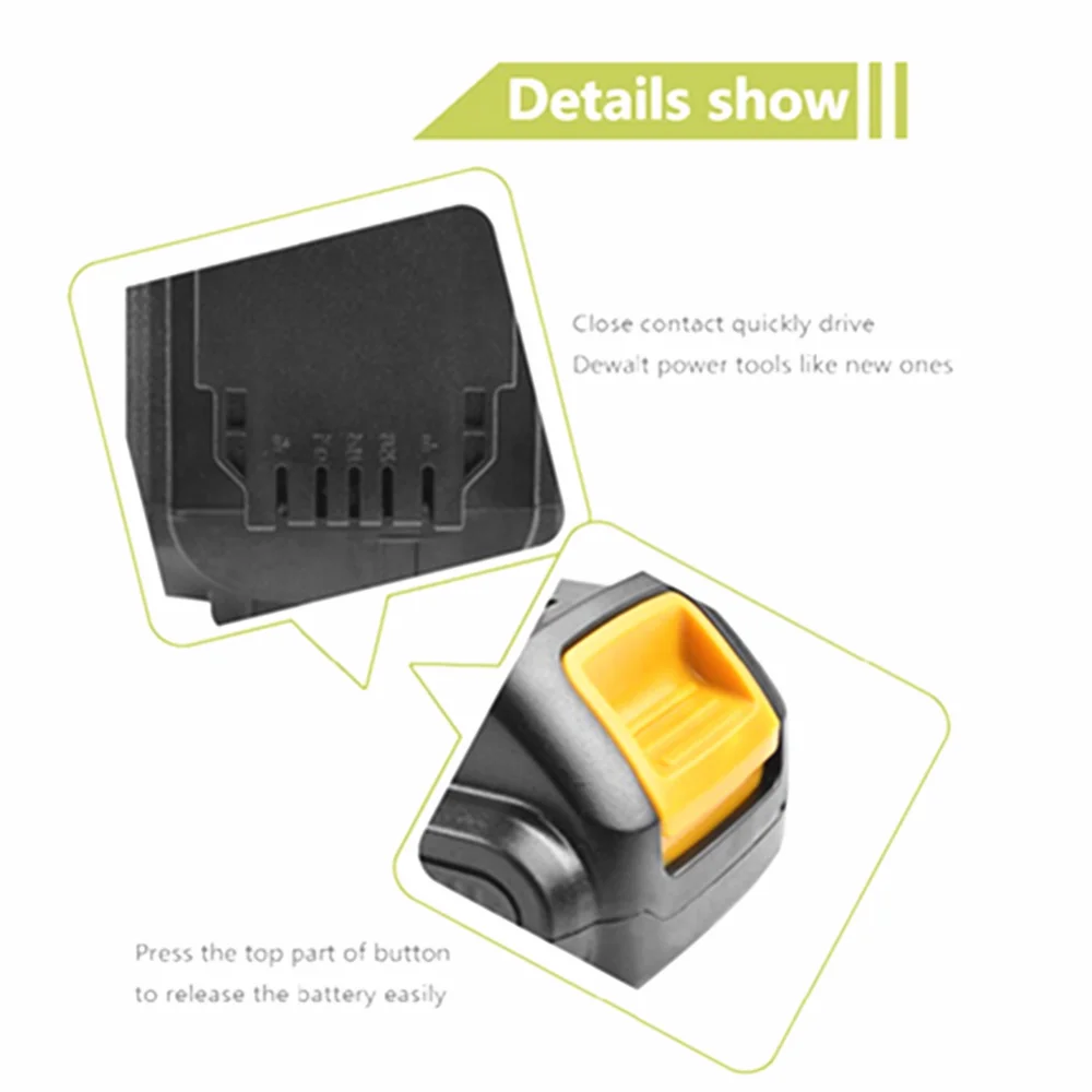 

2021 1/2/3PCS 18V Li-ion 10000mah Dcb180 Rechargeable ForDeWalt Dcb180 Dcb181 XJ Dcb200 Dcb201 Dcb201-2 Dcb204 Battery