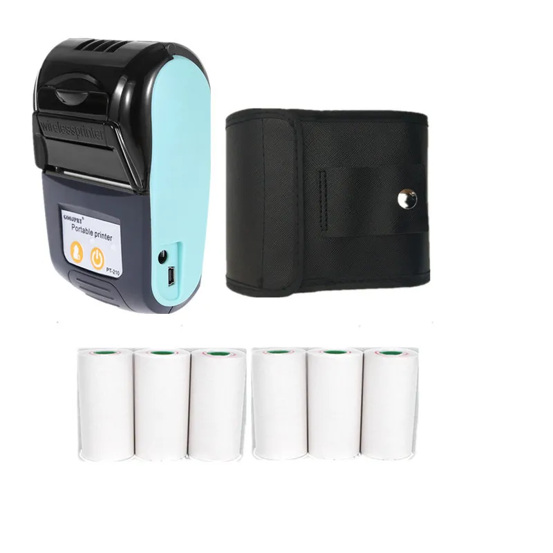 

Mini Bluetooth Printer Thermal Printer Portable Receipt Ticket Machine For Mobile Android iOS Phones Windows 58mm stores