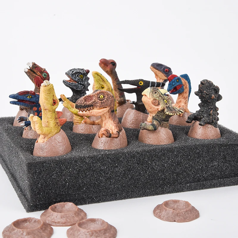 Модель динозавра ручной работы полуинкубация яйцо Юрского периода новинка