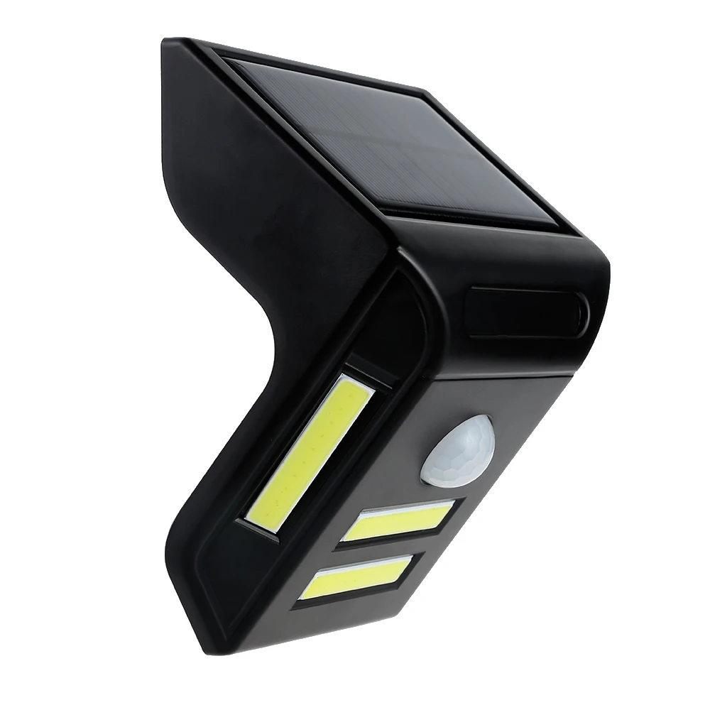 NEWKBO 4 COB LEDs Solar Powered Motion Sensor Light Waterproof Wall Lamp for Path Garden | Освещение