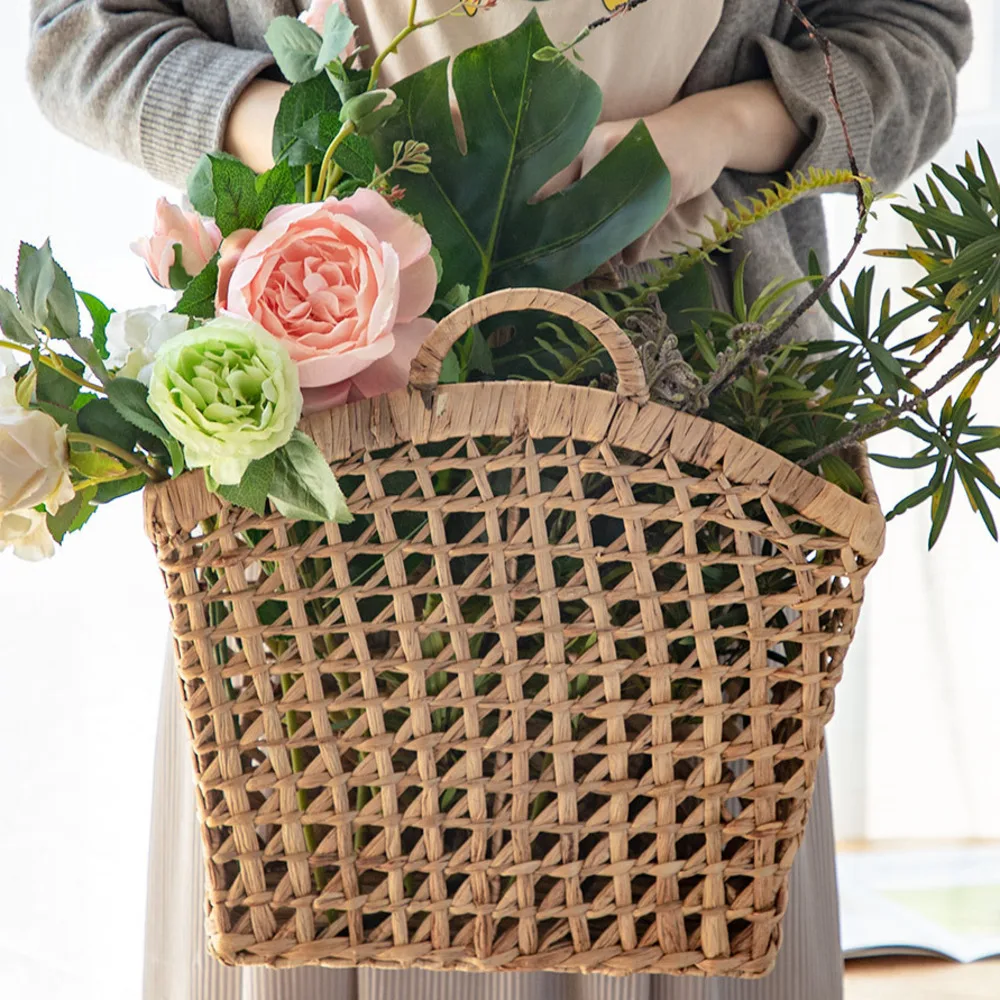 Плетеные товары из ротанга корзина для журнал аксессуары газет мелочи корзины