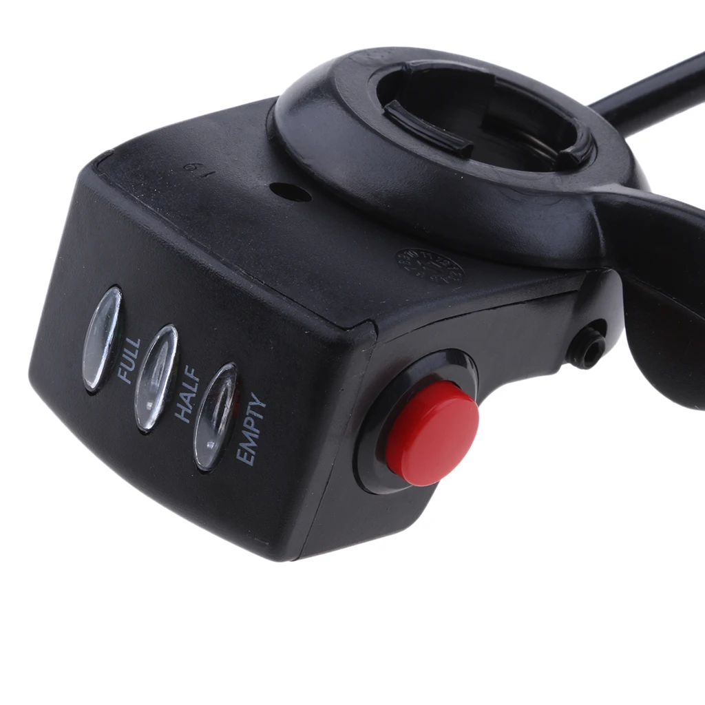 

Black Rubber Twist Throttle Tube Hand Grip for 7/8'' Electric Bikes Handlebar Universal