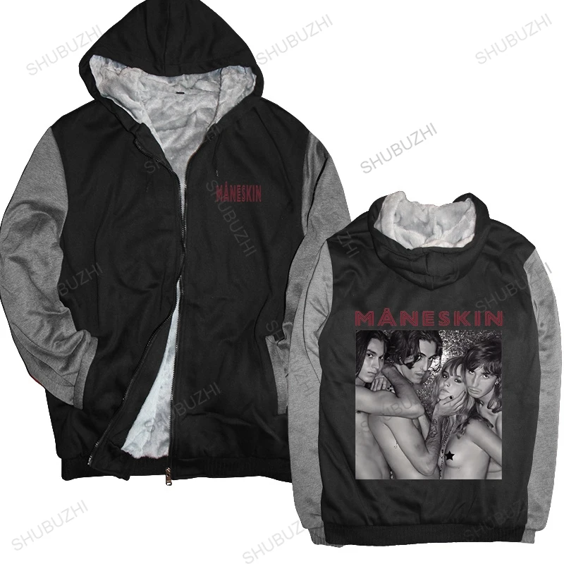 

Maneskin hoodie winter shubuzhi Cool Mens Casual Black thick hoody hoodies Male Harajuku Kawaii Tops thick hoodies Vintage hoody