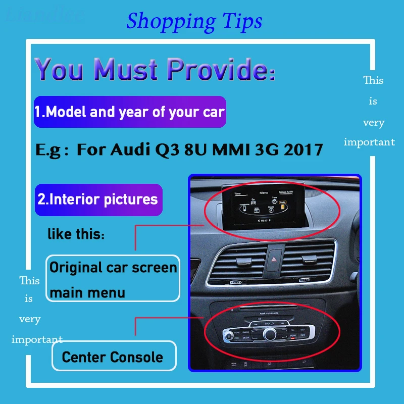 Для Audi Q3 8U MMI 2011 ~ 2018 интерфейс заднего вида декодер для камеры оригинальный