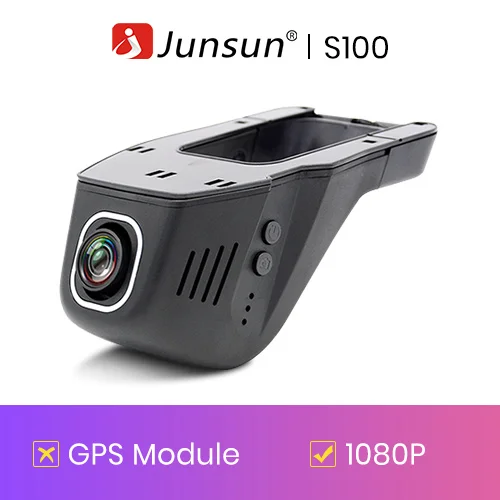 Junsun 4K Ultra HD 2160P 30fps Автомобильный видеорегистратор камера wifi gps с CPL sony IMX335 ночного видения видеорегистратор Регистратор - Название цвета: S100 NO GPS Module