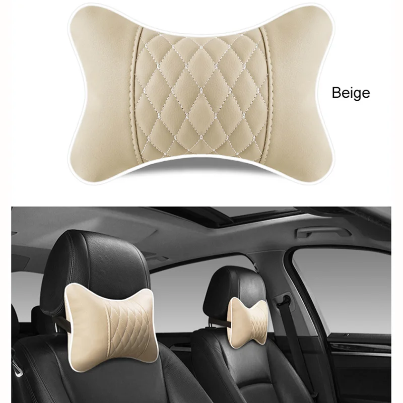 1 пара мягкая и удобная подушка для подголовника автомобиля|Подушка под шею| |