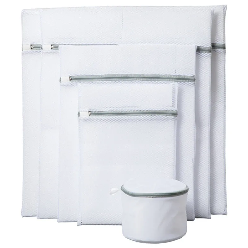 

5pcs Mesh Laundry Bag Polyester Laundry Wash Bags Coarse Net Laundry Basket Laundry Bags for Washing Machines Mesh Bra Bag