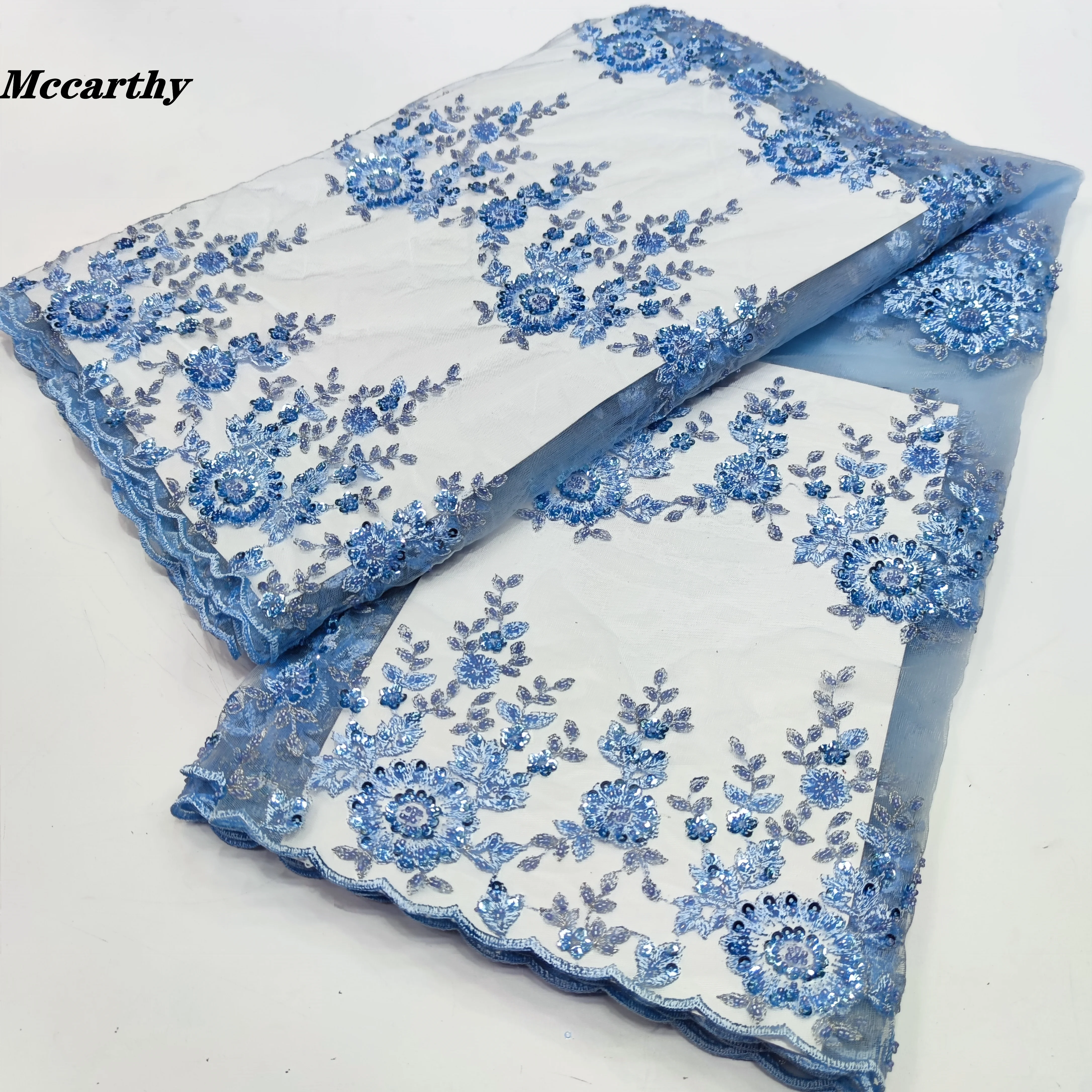 

Новая французская Тюлевая Кружевная Ткань 5 ярдов 2021 Высококачественная нигерийская Свадебная с бусинами и блестками вышивка африканская ...