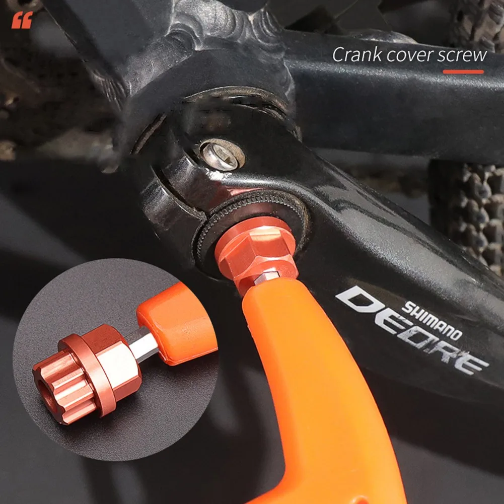

Bicycle Crank Cover Installation Removal Tool For XR XTR UT DA Standard Torx Screw Tooth Profile MTB Bike Crank Repair Wrench